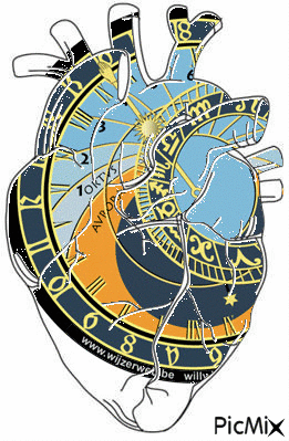 Corazón astrológico - Ingyenes animált GIF
