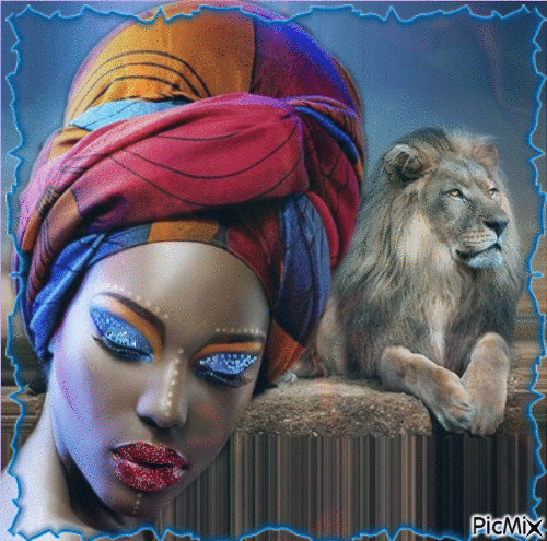 African Woman - Besplatni animirani GIF