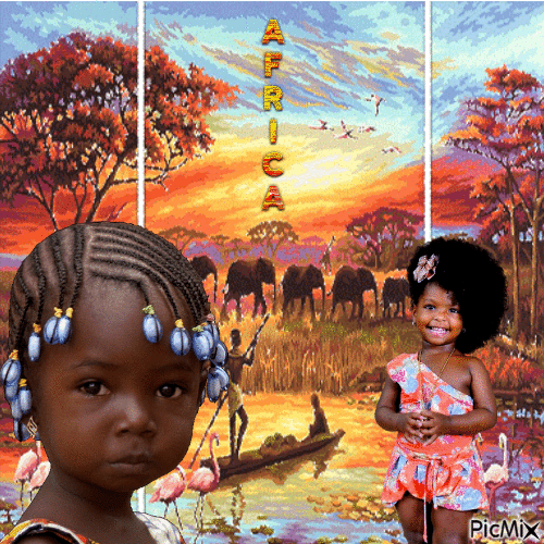 BIMBI AFRO - Ilmainen animoitu GIF