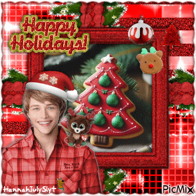 {[Sterling Knight - Happy Holidays]} - GIF animate gratis