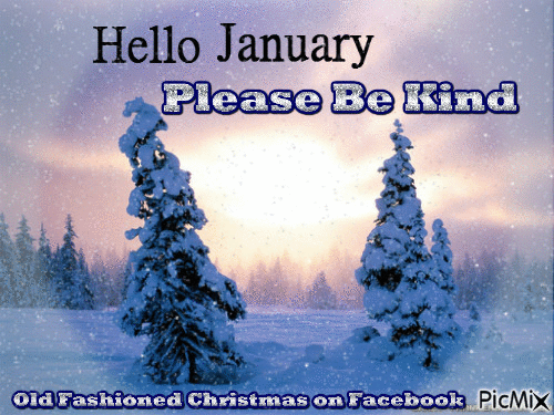 Hello January - Ilmainen animoitu GIF