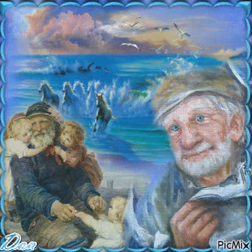Le Vieil Homme et la Mer-The old Man and the Sea - Animovaný GIF zadarmo