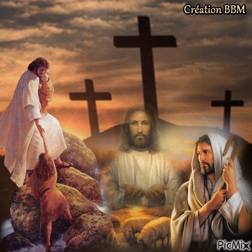 Jésus par BBM - Δωρεάν κινούμενο GIF