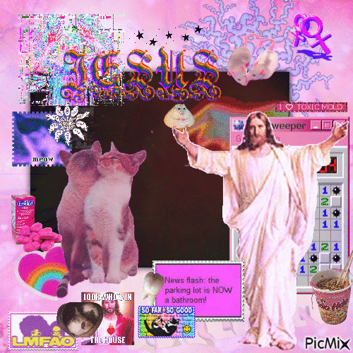 jesus lesbian animals - Δωρεάν κινούμενο GIF
