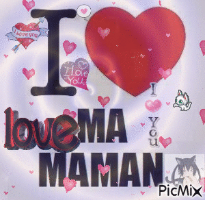 pour ma maman ♥ - Ücretsiz animasyonlu GIF