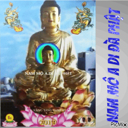 Nam Mô A Di Đà Phật - Nemokamas animacinis gif