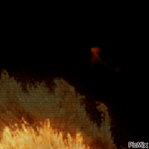 MALE FIRE TEXTURE - Darmowy animowany GIF