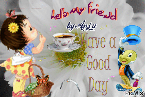 Hello my friend ! - Ingyenes animált GIF