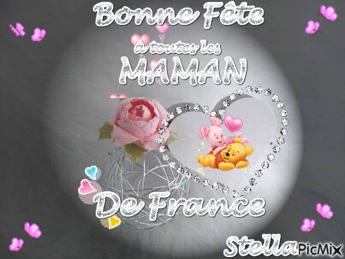 bonne fête maman - Бесплатни анимирани ГИФ