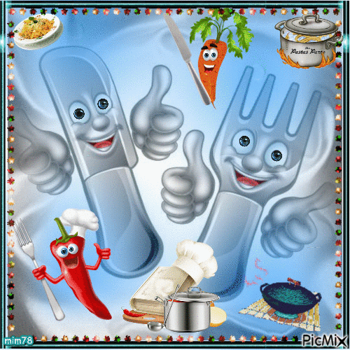 Bon appétit - Darmowy animowany GIF