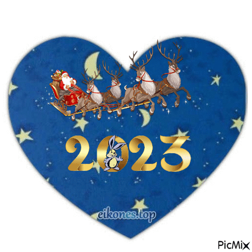 Happy New Year 2023! - Ilmainen animoitu GIF