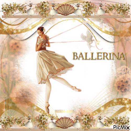 Ballerina-woman - GIF animado grátis