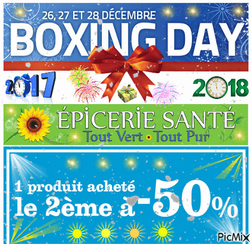 Boxing Day Tout Vert - Free animated GIF