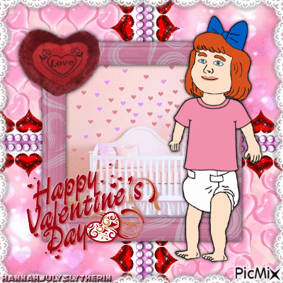 {♥}Happy Valentines Day Baby{♥} - Free animated GIF