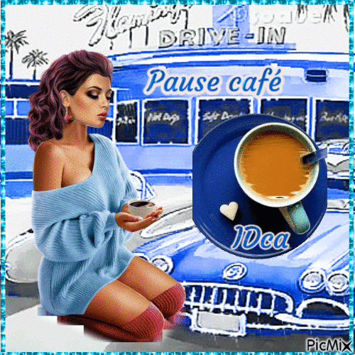 Pause café - Bezmaksas animēts GIF