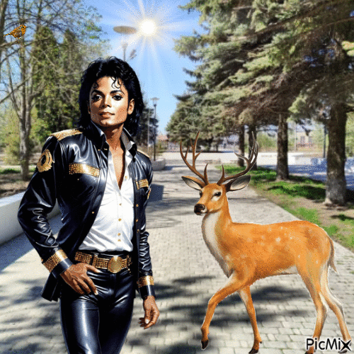 Michael Jackson. - Ilmainen animoitu GIF
