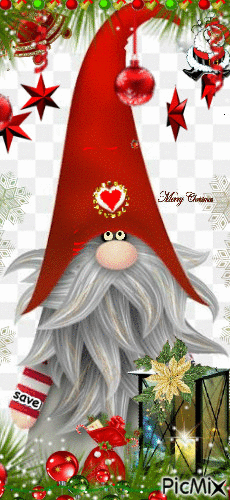 gnomo navideño - GIF animate gratis