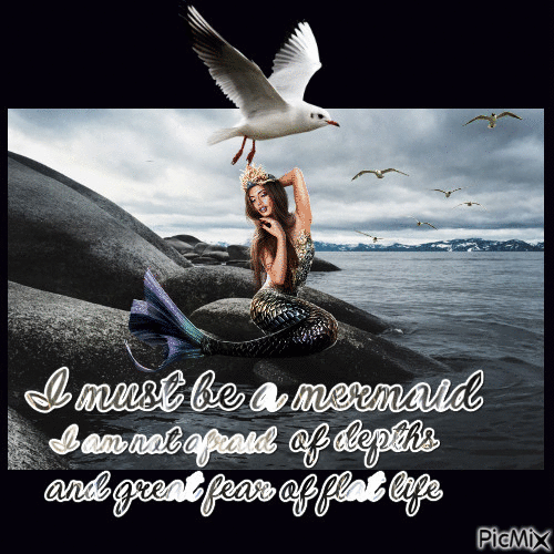 be a mermaid.. - Δωρεάν κινούμενο GIF