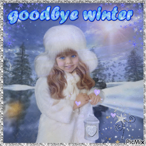 goodbye winter - Бесплатный анимированный гифка
