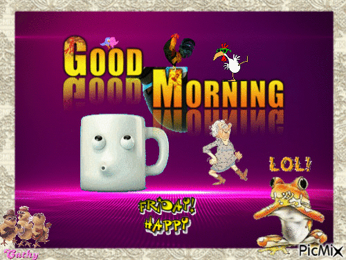 Goodmorning - GIF animé gratuit