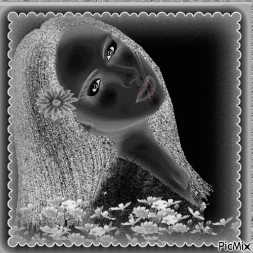 Siyah beyaz - Bezmaksas animēts GIF