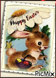 Vintage Easter! - GIF animé gratuit