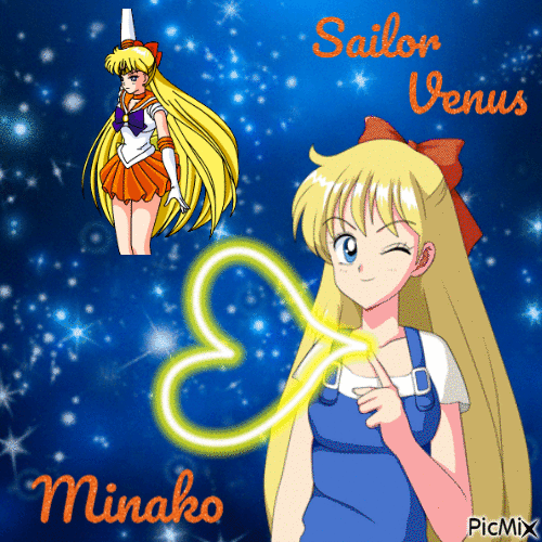 Minako/Sailor Venus: Agent of Love - Ilmainen animoitu GIF