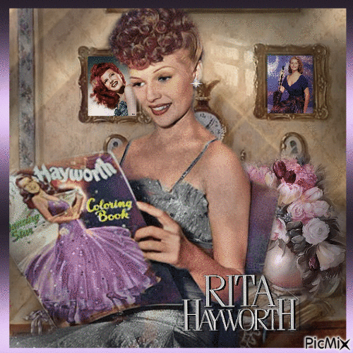 Rita Hayworth - Бесплатни анимирани ГИФ