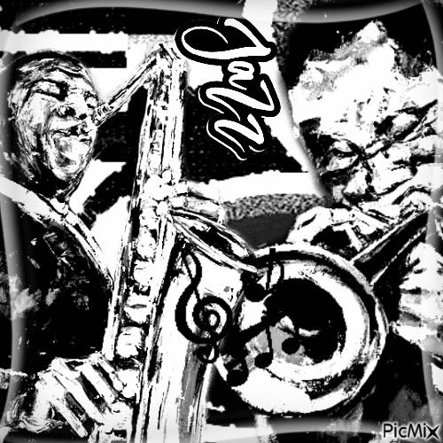 Le jazz - Безплатен анимиран GIF