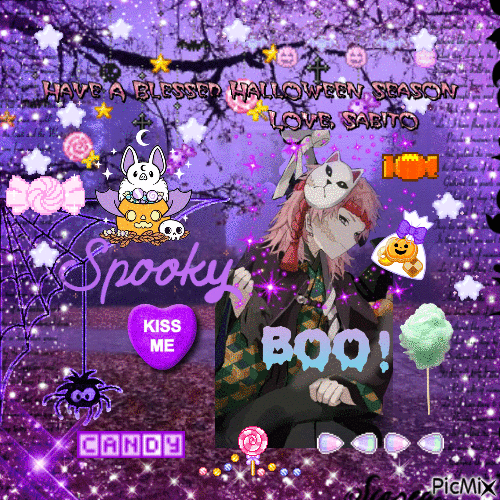 Have A Blessed Halloween Season, Love Sabito - Ilmainen animoitu GIF