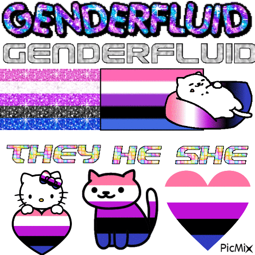 Genderfluid - Nemokamas animacinis gif