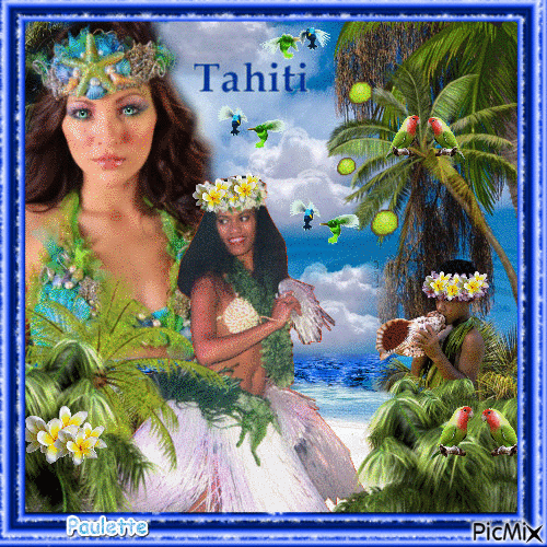 TAHITI - GIF animado grátis