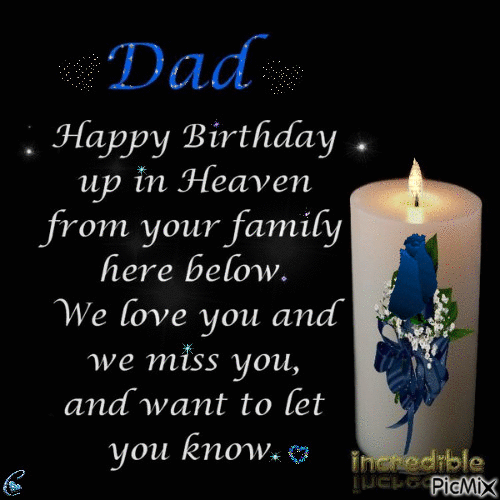 Happy Dad For You in Heaven Dad
