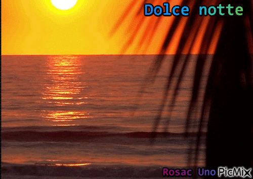 Dolce notte - Darmowy animowany GIF