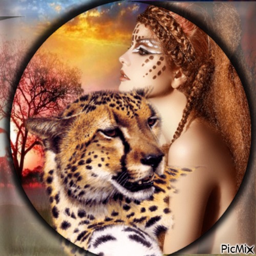 Portrait de Femme tigre