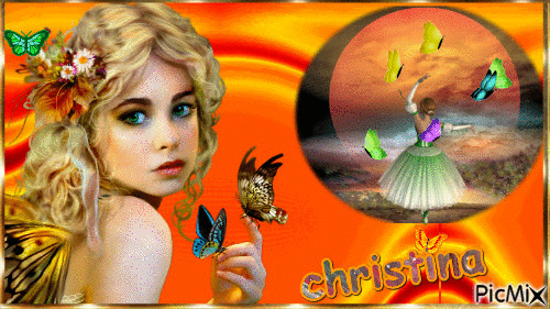 christina - GIF animasi gratis