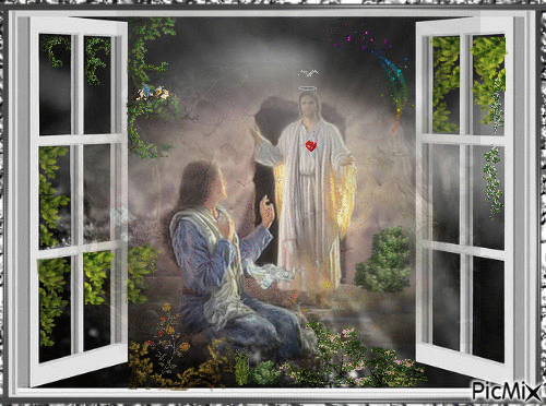 Jesús y Maria. - Gratis animerad GIF