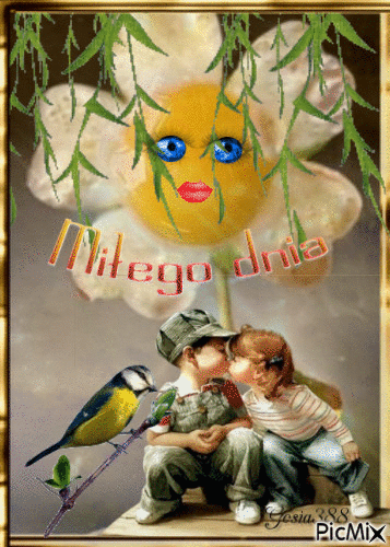Milego dnia - Бесплатный анимированный гифка