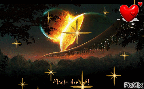 Magic dreams! - GIF animé gratuit