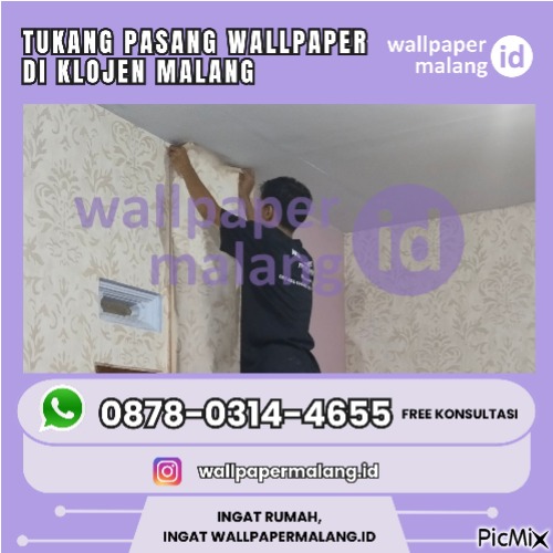 TUKANG PASANG WALLPAPER DI KLOJEN MALANG - gratis png