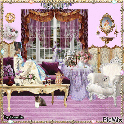 The room in Purple, Joyful226/Connie - Gratis geanimeerde GIF