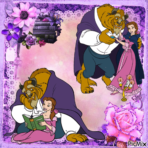 Beauty and the Beast: Love Story - Бесплатный анимированный гифка