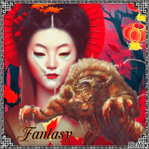 Fantaisie asiatique - Ücretsiz animasyonlu GIF
