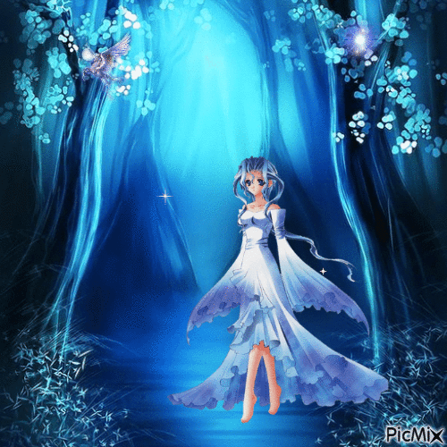 Blue Fairy - Besplatni animirani GIF