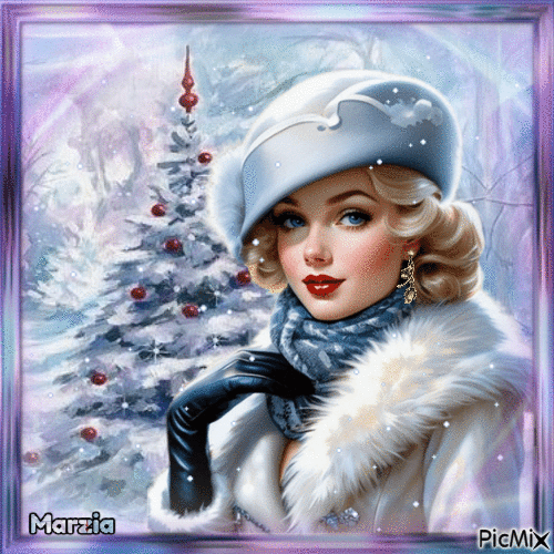 Inverno - pastello - Ingyenes animált GIF