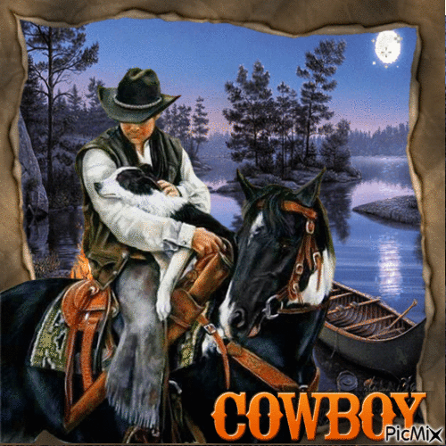 Cowboy - Бесплатный анимированный гифка