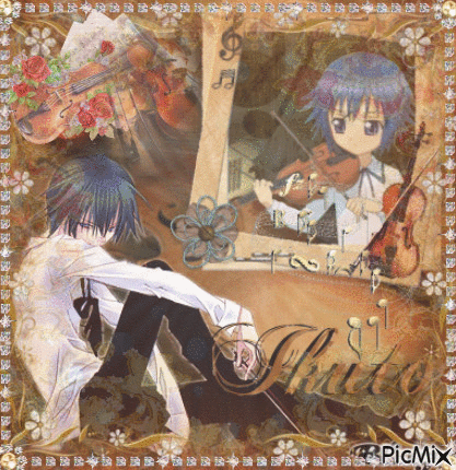 ♥Ikuto Violin Vintage♥ - Gratis animerad GIF