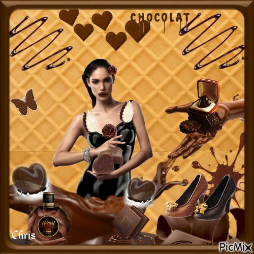 Chocolat et gaufrette - zdarma png