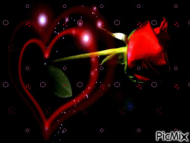 cuore rosa - GIF animé gratuit