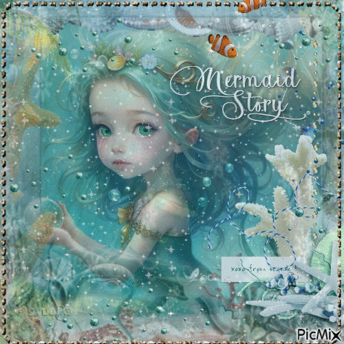 Mermaid girl ❤️ elizamio - Gratis geanimeerde GIF